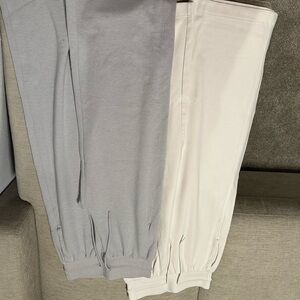Old Navy High Waisted Fleece wide leg sweats x2